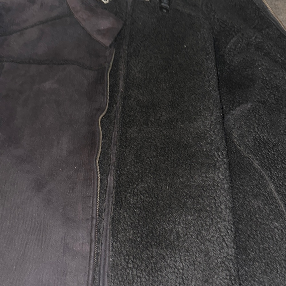 Dkny jet black  suede exclusive jacket limited edition